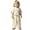 Khaki*, variant on OSOLU Girls Striped Pants Elastic Waist Straight Leg Casual Daily Trousers Khaki