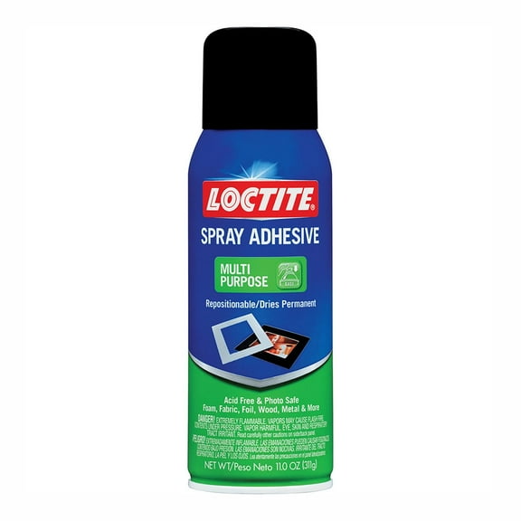 Loctite Multi Purpose Spray Adhesive, Pack of 1, Clear 11 oz Can