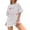 White, variant on Bow Graphic Tees for Women Oversized Trendy Shirts Crew Neck Short Sleeve Casual Summer T-Shirt Y2K Tops Streetwear Khaki L