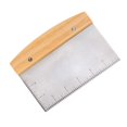 thumbnail image 5 of Cortador de masa para pan y Pizza, raspador de acero inoxidable, raspador multifunción para estufa, grado comercial, 2 uds., 5 of 5