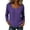 Light Purple, variant on Stralyhd 3/4 Sleeve Tops for Women 2026 Summer Button Down Shirts Dressy Casual V Neck Top Loose Fit Beach Vacation Henley Blouses Blue XL