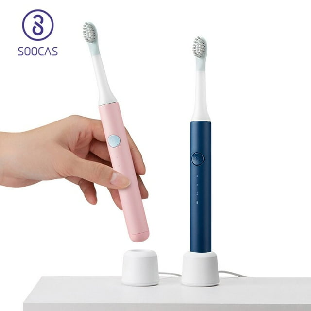 SOOCAS SO WHITE PINJING EX3 Sonic Electric Toothbrush Ultrasonic Vibrating Automatic Tooth Brush Wireless Rechargeable Scaler heqiyong LED