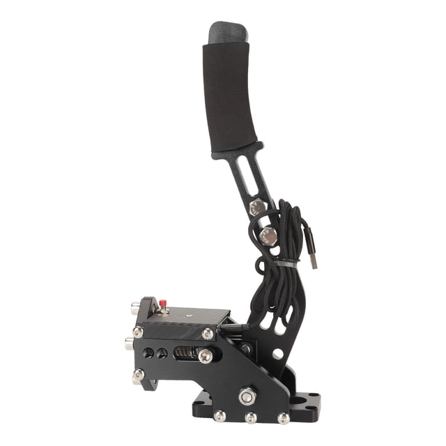 USB Handbrake, 64 Bit SIM Racing Games USB PC Handbrake, DiRT Simulation Performance Handbrake with Handle Grip, Applicable for G27 G25 G29 T500 T300 and