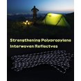 thumbnail image 3 of 5mm Reflective Cord Tent Guide Rope with Aluminum Adjuster,for Camping Hiking Awning, Black, 6PCS, 3 of 5