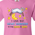 thumbnail image 4 of Inktastic I Love my Great Grandpa to the Moon and Back Cute Sheep Youth T-Shirt, 4 of 5