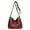 Red, variant on Crossbody Bag for Women Soft Leather Multi Pocket crossbody handbags Large Shoulder Hobo Purses
