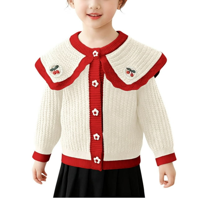 Veste de Printemps pour Garçons, Grand Chandail à Col pour Filles