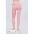 thumbnail image 4 of Saronite Basics Full Length Ponte Pants, Pink (Women's), 4 of 4