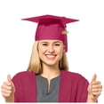 thumbnail image 6 of Red Graduation Caps with Tassel Year Unisex Adult Graduation Cap Class of 2026 Decorations Party Hats for Adults, 6 of 6