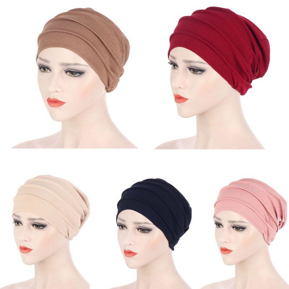 Bonnet Slouchy Pour Femme - Turban Fin été En Acrylique Polyester - Taille Unique - Idéal Pour Dormir, Chimio Ou Déco Chic