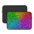 thumbnail image 2 of Pofeuu Colorful Glitter Print Laptop Carrying Case,13-15-Inch Laptop and Tablet, Sleek Design, Durable and Water-Repellent Fabric, Business Casual or School-15 inch, 2 of 8