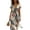 01 Gray, variant on Bohemian Chiffon Flowy Dress for Women Summer Elegant Floral Print V Neck Swing Wedding Guest Vacation Dresses