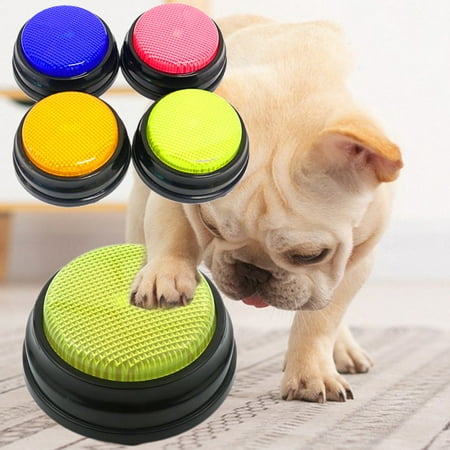 Boutons Pour Chien, Buzzers De Réponse Enregistrables Clairs Largement  Utilisés Petit ABS Pour La Formation Des Animaux De Compagnie Pour Les  Chiens Pour L'apprentissage Des 