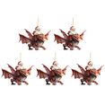 thumbnail image 1 of Decoración Navidad Dibujos animados Dragón Decoraciones Acrílico para Fiesta de Navidad (A), 1 of 2