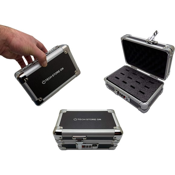 Cas de Lecteur de Mémoire Flash USB de Stockage Portable avec Serrure à Combinaison Sécurisée et Antichoc Antistatique