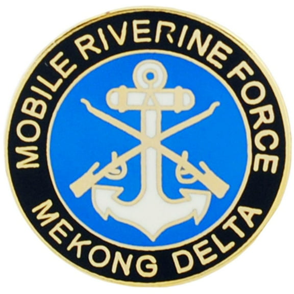 Eagle Emblems P14944 Pin - Vietnam, Mobile Riverine - 1 in.
