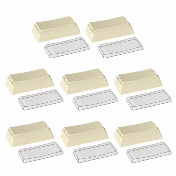 8Pcs PBT Keycaps Cherry Profile 2U Blank Supplement Keycaps for Gaming Mechanical Keyboard