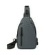 thumbnail image 2 of Bolso de pecho de tela, bolso cruzado, bolso deportivo de pecho, bolso cruzado portátil de poliuretano con múltiples bolsillos y almacenamiento., 2 of 6