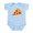 Sky Blue, variant on CafePress - Pizza Infant Bodysuit - Baby Light Bodysuit, Size Newborn - 24 Months