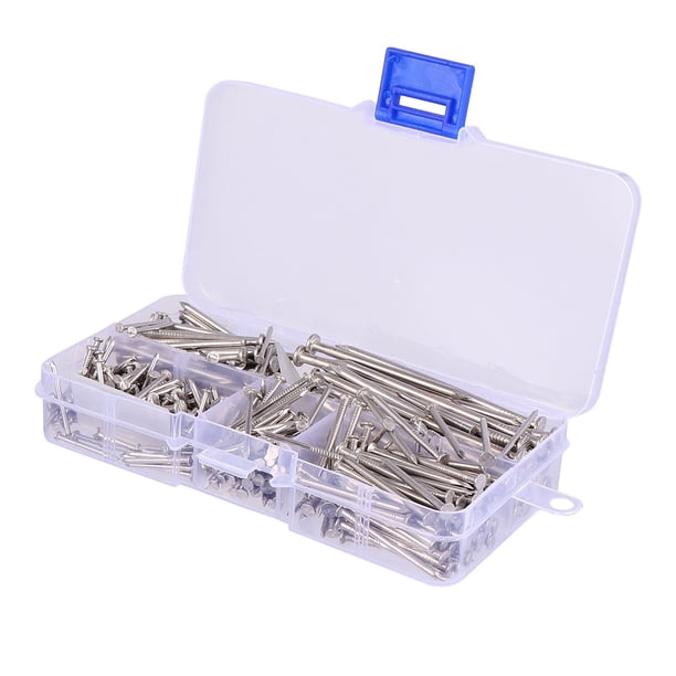 EeaseMX 460 clavos de acero inoxidable para carpintero, redondos, pequeños, para bricolaje (plata)