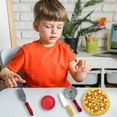 6 Parts Pizza Cutting Toy Kitchen Children's Play House Simulation Baby