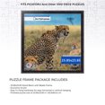 thumbnail image 2 of ArtToFrames 23.85x23.85 Inch - 60.6x60.6 CM Black Puzzle Frame for 1000 piece Puzzles.1.25 Inch Custom Wood Puzzle Frames, Black with Beads - Comes with Economy Acrylic, 2 of 6