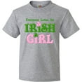 thumbnail image 3 of Inktastic Loves an Irish Girl Youth T-Shirt, 3 of 5