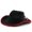 Black, variant on Western Cowboy Hat For Horse Riding Outdoor Fedora Curved Brim Style Cowboy Hats
