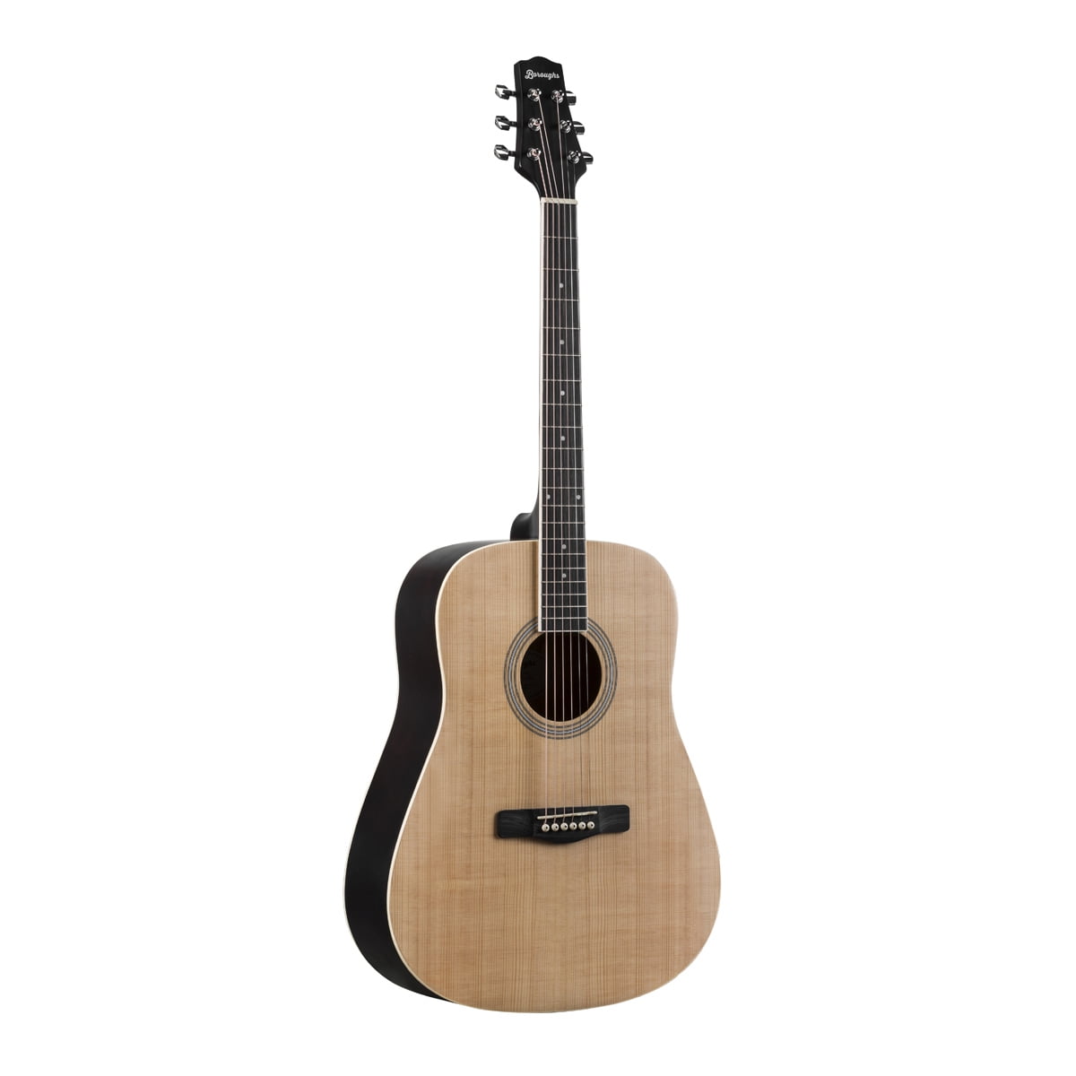 Boroughs B20DNT Beginner Dreadnought Acoustic Guitar Pack, Natural