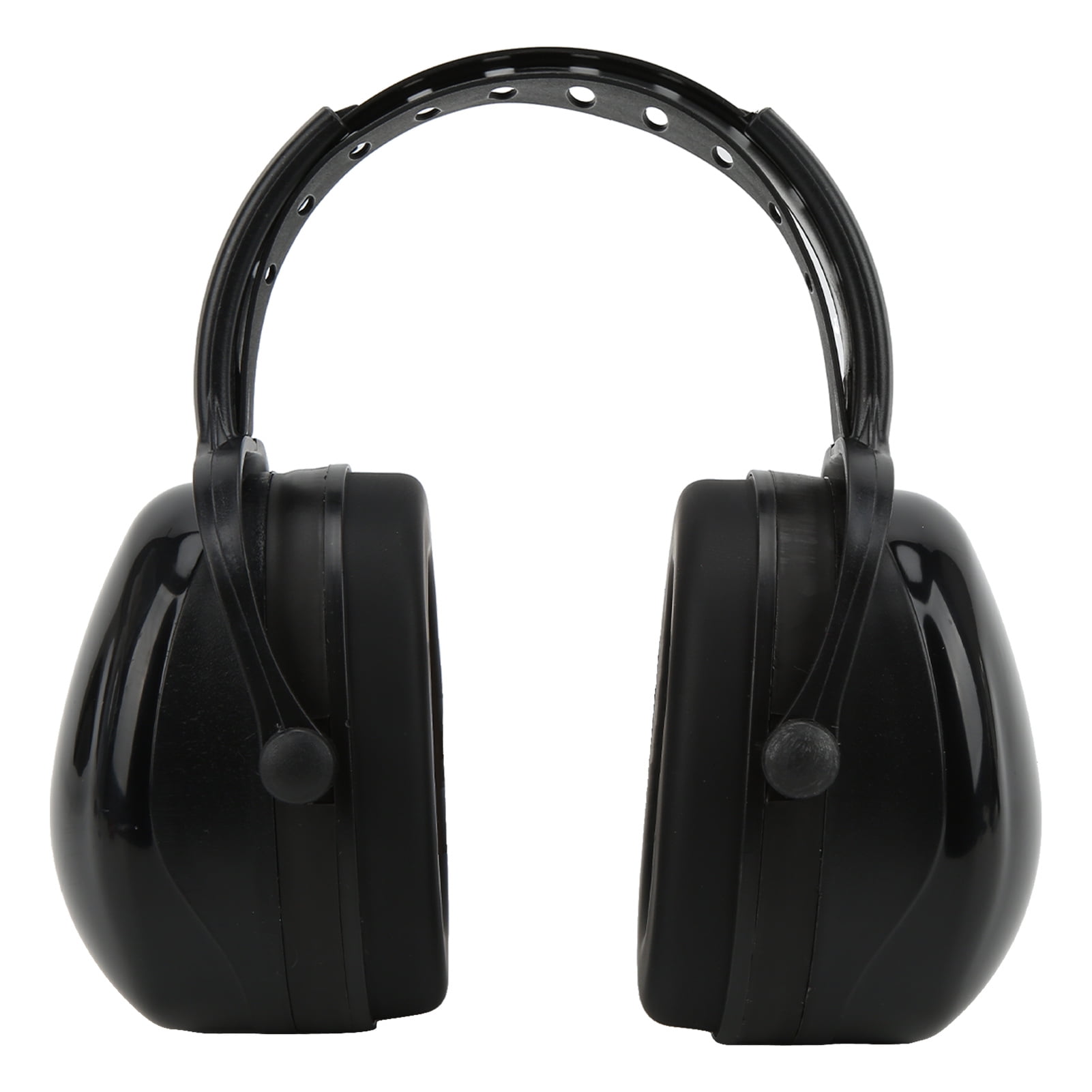 Riousery X6 Soundproof Safety Ear Muffs, Noise Reduction Rating 24dB, Black Industrial Hearing Protection Headphones for Sleeping and Work, Adjustable Protective Earmuffs, 1 Count