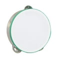thumbnail image 4 of Runquan Double Rows Tambourine Wooden Handheld Tambourine for Concert Kids Game Toys Cyan, 4 of 8