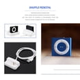 thumbnail image 3 of OUTAD White Plastic USB Charger & Sync Replacement Docking Station Cradle For Apple For iPod For Shuffle 2 2ND 3 3RD GEN 2G, 3 of 7