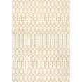 thumbnail image 2 of JONATHAN Y SANTA MONICA 5 x 8 Area Rug, Ourika Moroccan Geometric Textured Weave - Cream/Yellow, SMB108J-5, 2 of 9