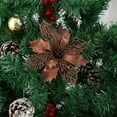 thumbnail image 2 of Fake Flowers 10pcs PE PE+ Gold Onion Powder 9CM More Color 10 Pcs Christmas Tree Wreath, 2 of 13