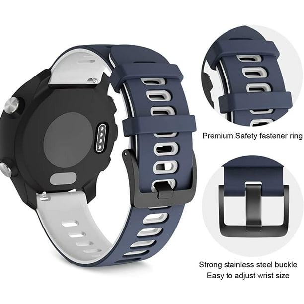 Watchband for Garmin Vivosmart 5 Strap with Case Sport watch band Soft  Silicone wrist bezel frame