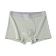 thumbnail image 1 of Aayomet Men's Boxer Briefs Breathable and Soft With Fly Trunks (Green, XL), 1 of 3