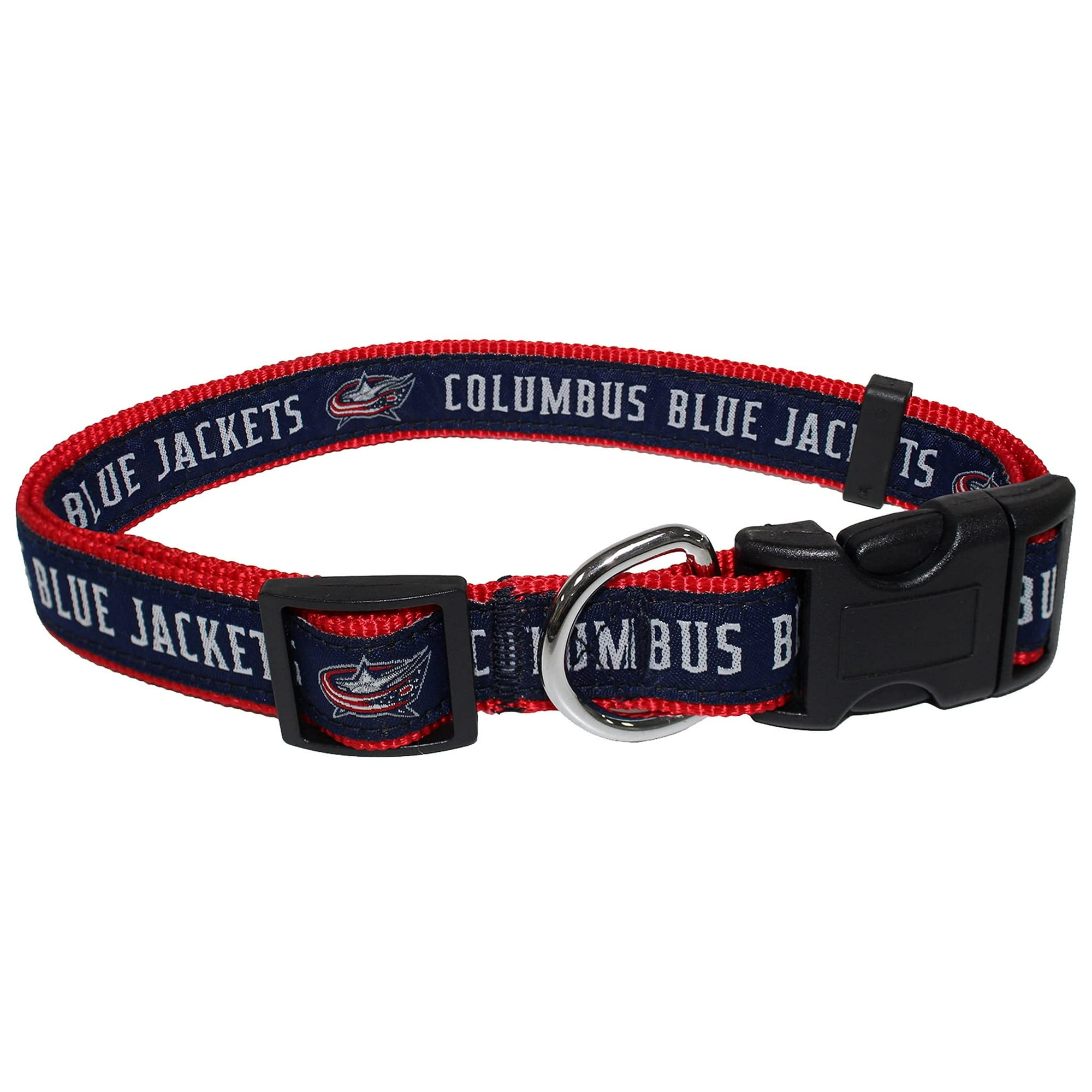Pets First NHL columbus Blue Jackets collar for Dogs cats Small Adjustable cute Stylish The Ultimate Hockey Fan collar