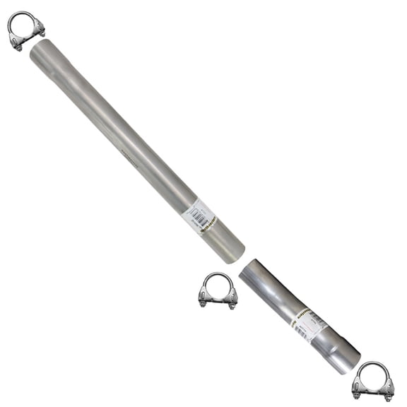 Northeastern Exhaust | Stainless Steel | Ext. Pipe & Int. Pipe Kit fits: 2005-08 Ford F-150 4.2L 145" WB- Direct-Fit Automotive Replacement Part | Includes Gaskets & Clamp