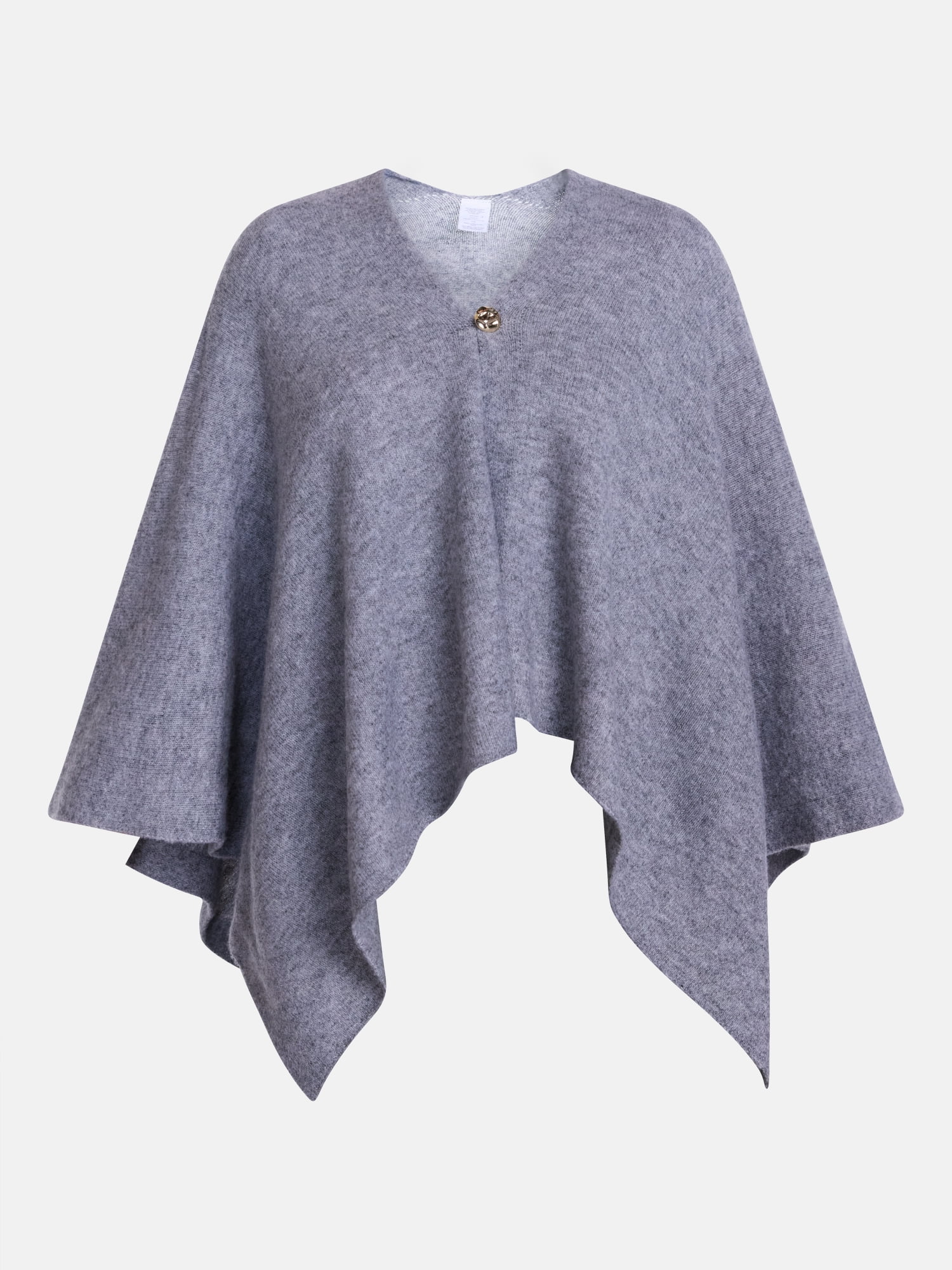 Scenario Women's Button Front Ruana, Mid-weight, Sizes S-XL