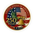 thumbnail image 5 of Celebrating The 250th Anniversary Of The United States 2D Flat Acrylic Printing Of The 250th Anniversary Medal Of The Founding Of The United States, 5 of 8