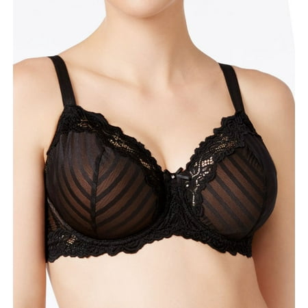 UPC 740040103124 product image for Women s Lunaire 15211 Whimsy Barbados Lace Demi Bra (Black 36G) | upcitemdb.com