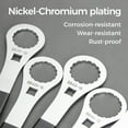 thumbnail image 3 of Bike Bottom Bracket Tool for 44 OD 16 Notch, Cr-V Steel + Ni-Cr Plating 1/2” Driver Bicycle Bottom Bracket Bearing Install Removal Tool for OD 44mm 16 Notch Compatible with BB51/BB52/BB70/BB71/RS500, 3 of 6