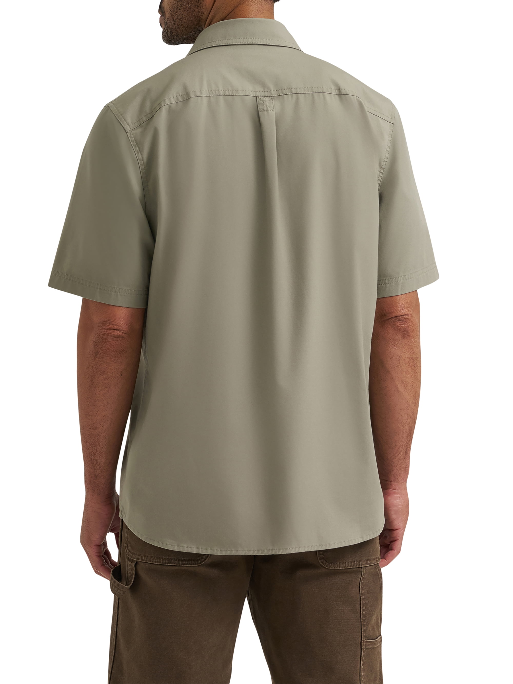 Wrangler® Men's Relaxed Stretch Short Sleeve Shirt, Sizes S-5XL