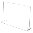 thumbnail image 2 of Clear Acrylic Sign Display / Literature Holder (Top-Load), 17" W x 11" H (3 Pack), 2 of 2