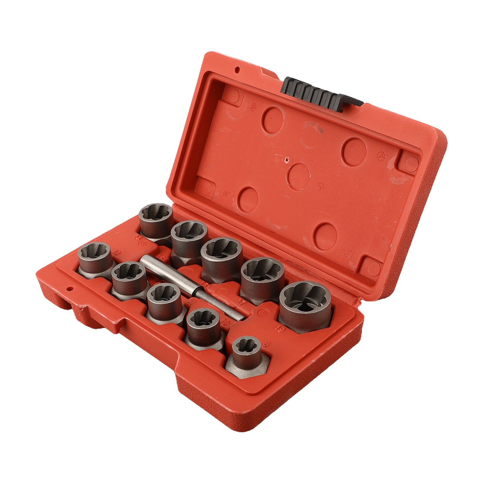 chengsi 10/11pcs 1/2 Broken Bolt Extractor Socket Set Nut Remover Drive Extractor