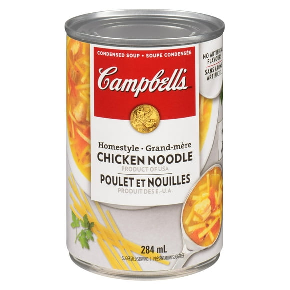 Campbell's Homestyle Chicken Noodle Condensed Soup, 284 mL