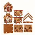 thumbnail image 5 of Christmas 3D Wooden House Diamond Painting Kit, DIY Holiday Village Craft Art Set with Beaded Decoration for Christmas Tree Hanging Ornament, Tabletop Display and Seasonal Home Decor (Tree), 5 of 10
