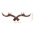 thumbnail image 3 of Key Hook Clothes Hanger Retro Decor Decorative Wall Decluttering Multipurpose Antler Coat, 3 of 5