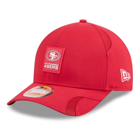 Youth New Era Scarlet San Francisco 49ers 2025 Sideline  9FORTY Adjustable Hat
