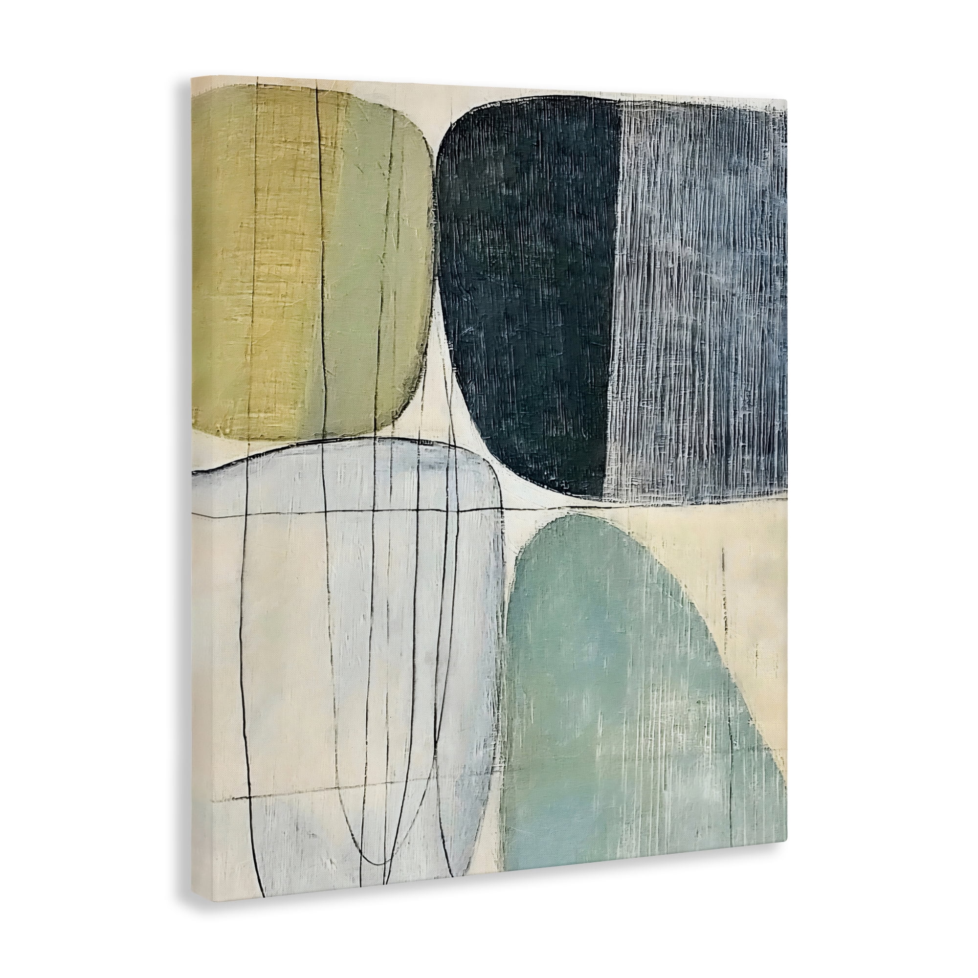 Stupell Industries Modern Organic Composition Canvas Wall Art, design by Riley B